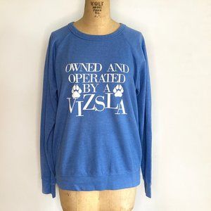 Hungarian Vizsla Dog Sweatshirt / Blue / Delta / M